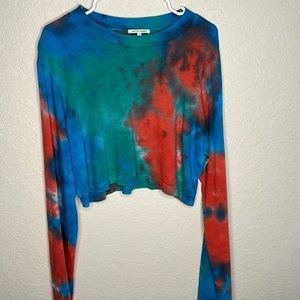 Cotton citizen tie dye cropped top size M